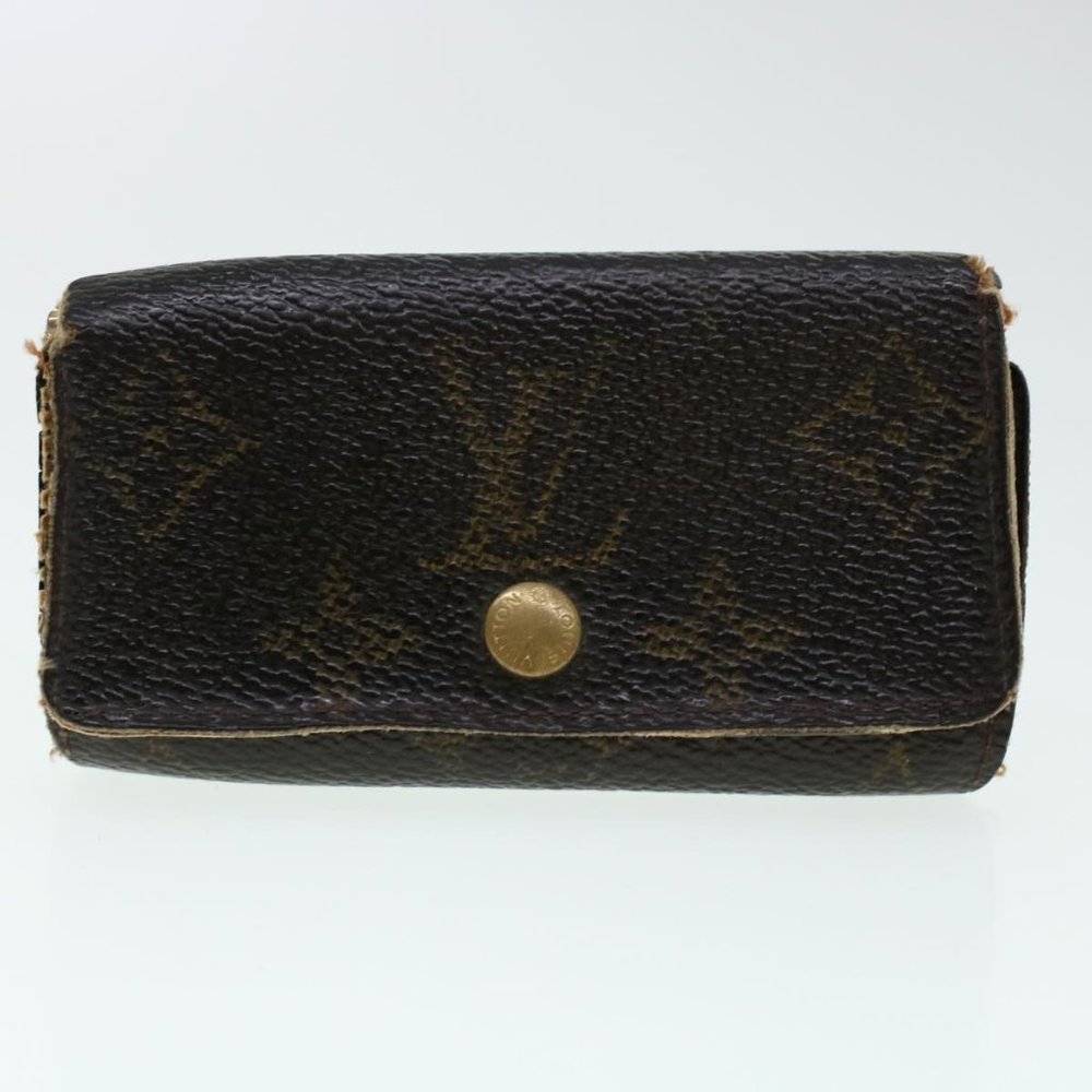 Louis Vuitton Monogram Key Holder/Wallet #1629***